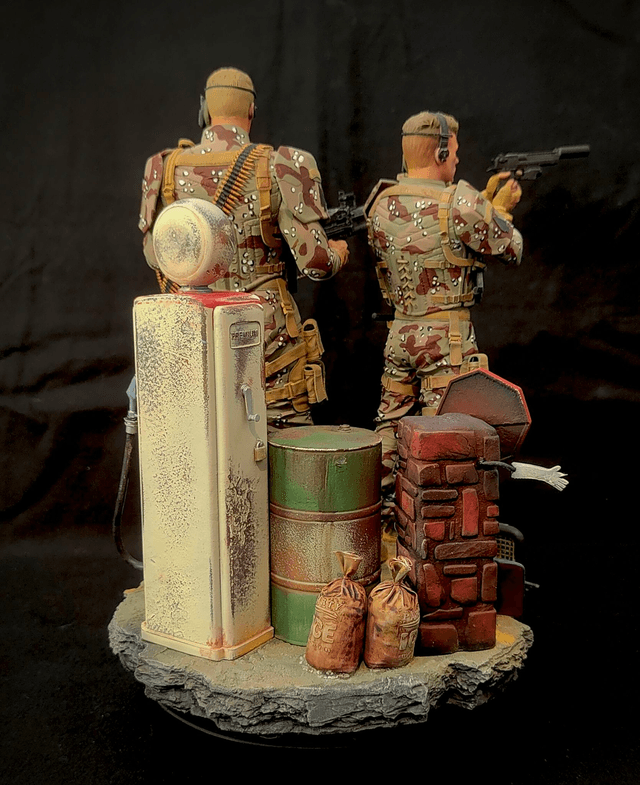 Diorama résine UNIVERSAL SOLDIER 1/9e EN STOCK