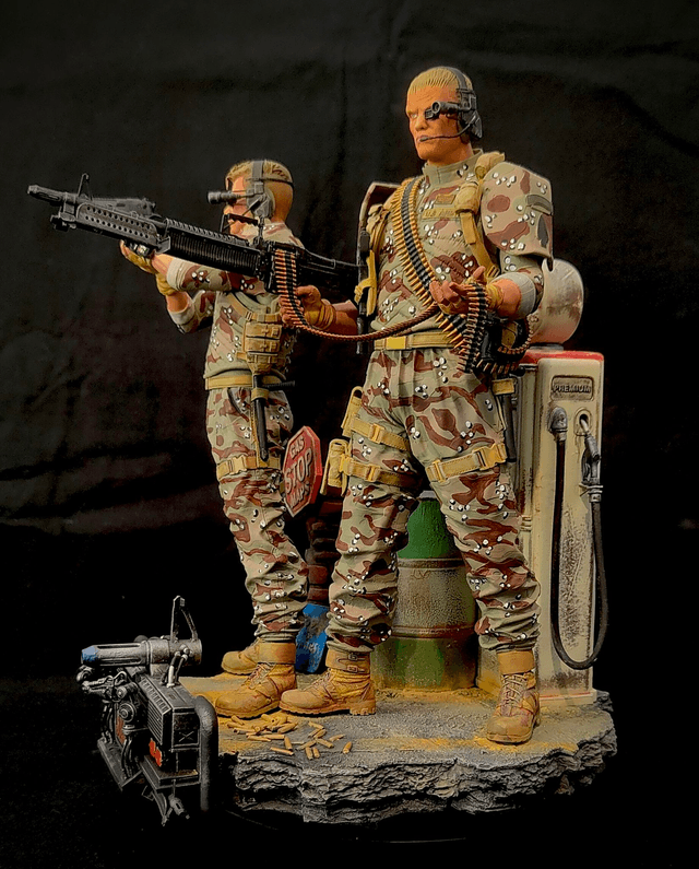 Diorama résine UNIVERSAL SOLDIER 1/9e EN STOCK